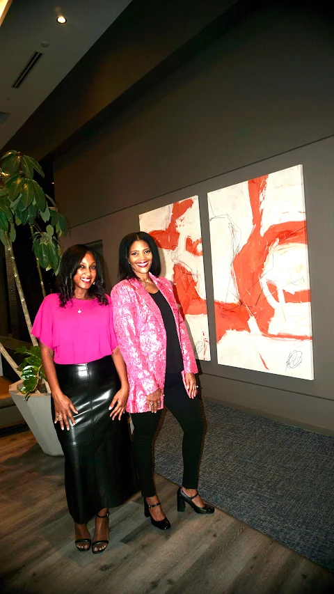 Latoya Jackson and Chereace Richards